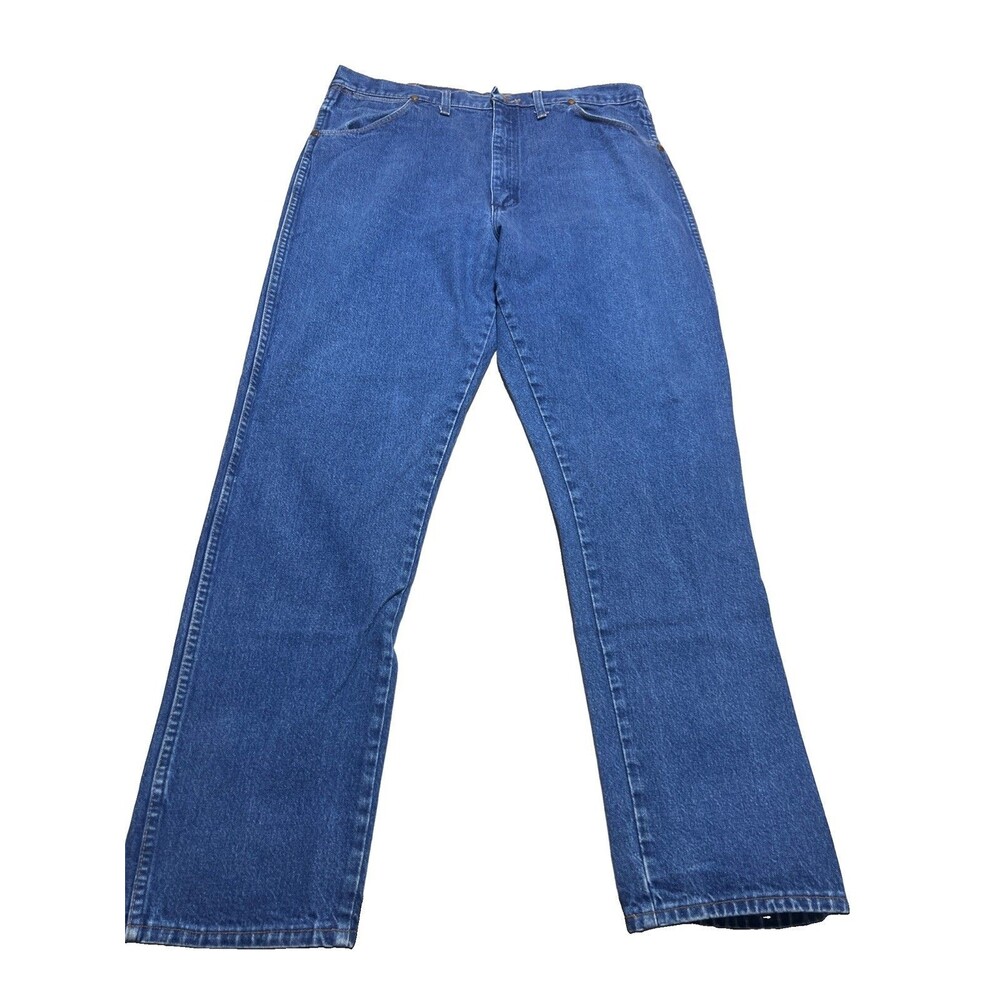 Wrangler 31MWZDN Mens Relaxed Fit Cowboy Cut Jeans Blue Denim 40x34